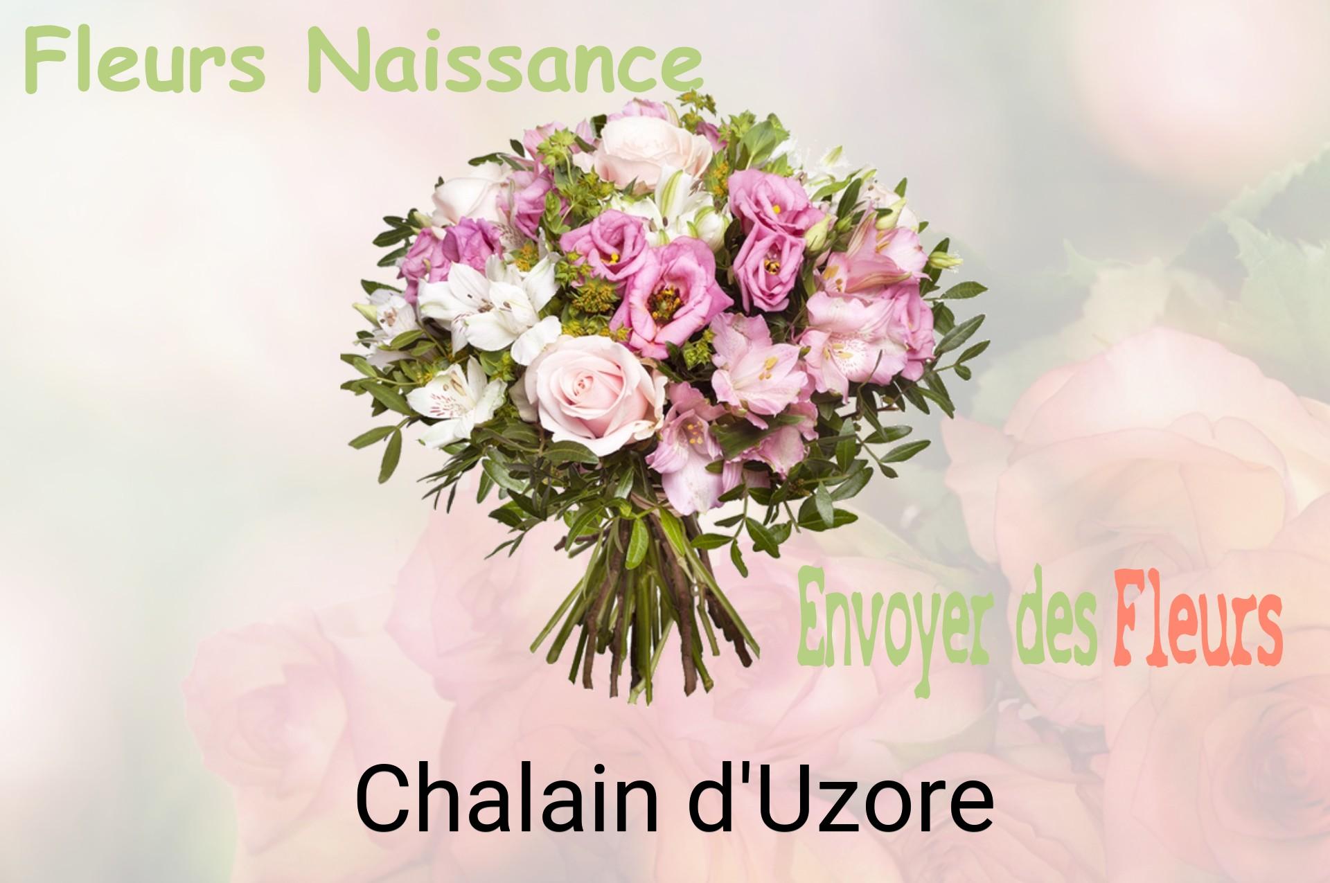 Bouquet de fleurs de naissance livré à Chalain-d'Uzore