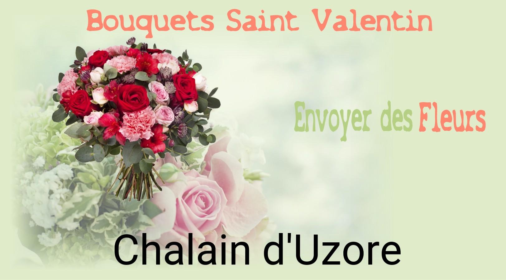 Roses de Saint-Valentin livrées à Chalain-d'Uzore